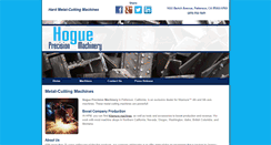 Desktop Screenshot of hogueprecision.com